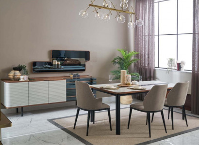 Dining room set dining group dining room furniture dining nook set 7-piece wood white